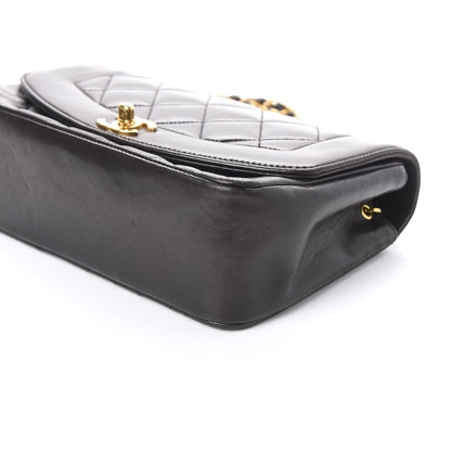 Chanel Lambskin Quilted Small Single Flap Black 8 of 9