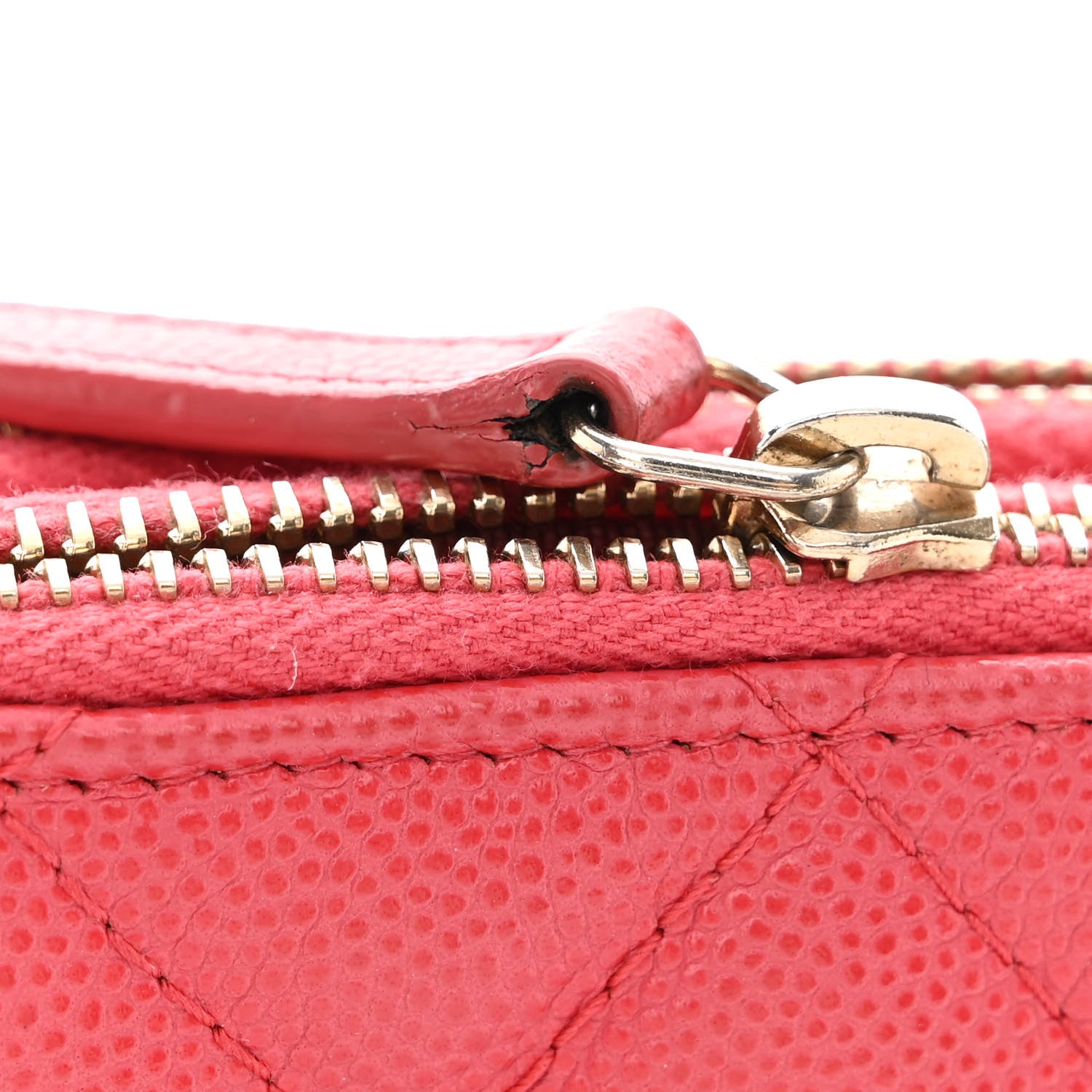 Chanel Caviar Quilted Small Clutch With Chain Pink 15 of 17