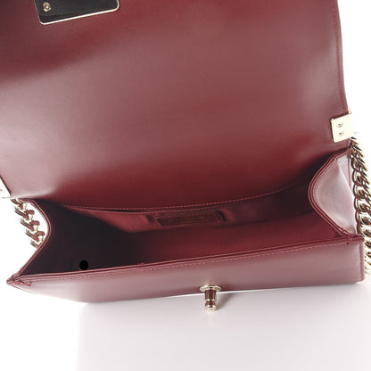 Chanel Lambskin Quilted Medium Boy Flap Burgundy 5 of 8