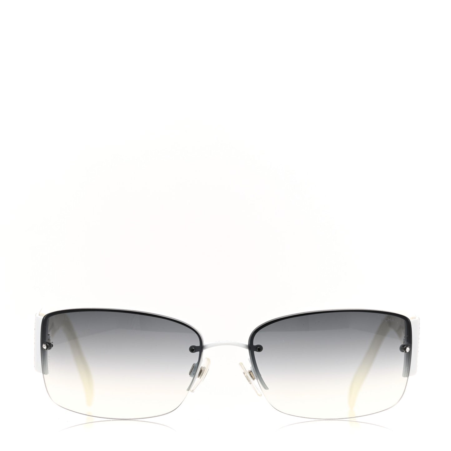 Crystal CC Sunglasses 4117-B White
