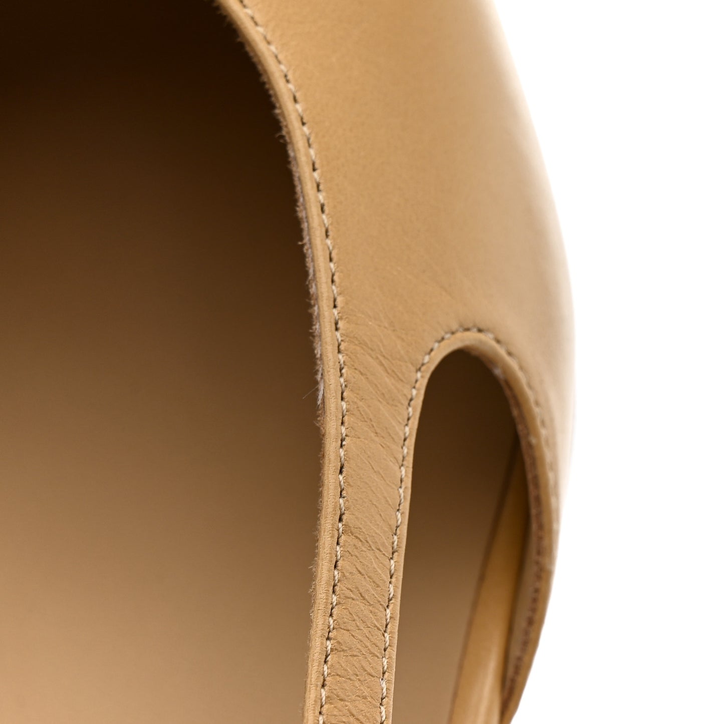 Goatskin Grosgrain Cap Toe CC Slingback Pumps 41 Beige Black
