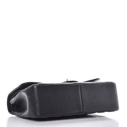 Chanel Caviar Quilted Jumbo Double Flap Black 4 of 8