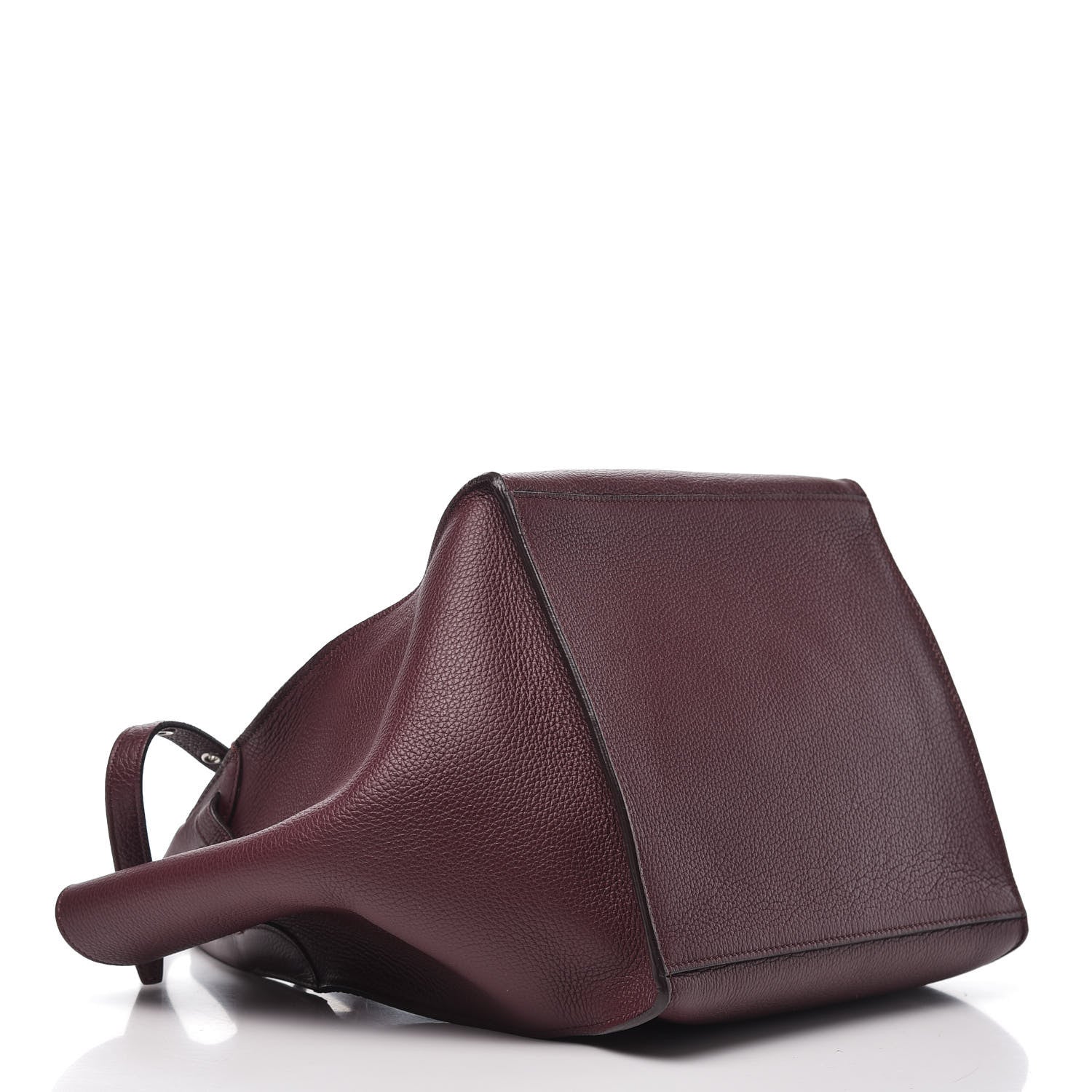 Celine Supple Grained Calfskin Long Strap Small Big Bag Light Burgundy 4 of 10