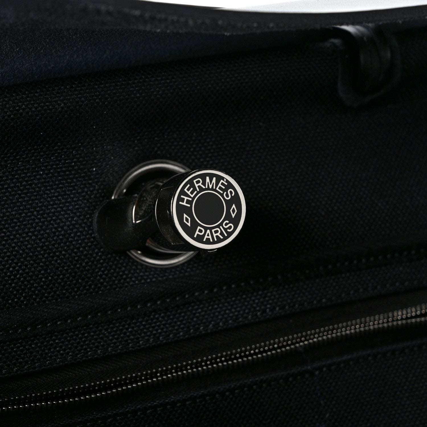 Hermes Toile Vache Hunter Herbag Zip PM 31 Black 6 of 9