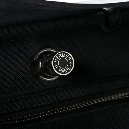 Hermes Toile Vache Hunter Herbag Zip PM 31 Black 6 of 9