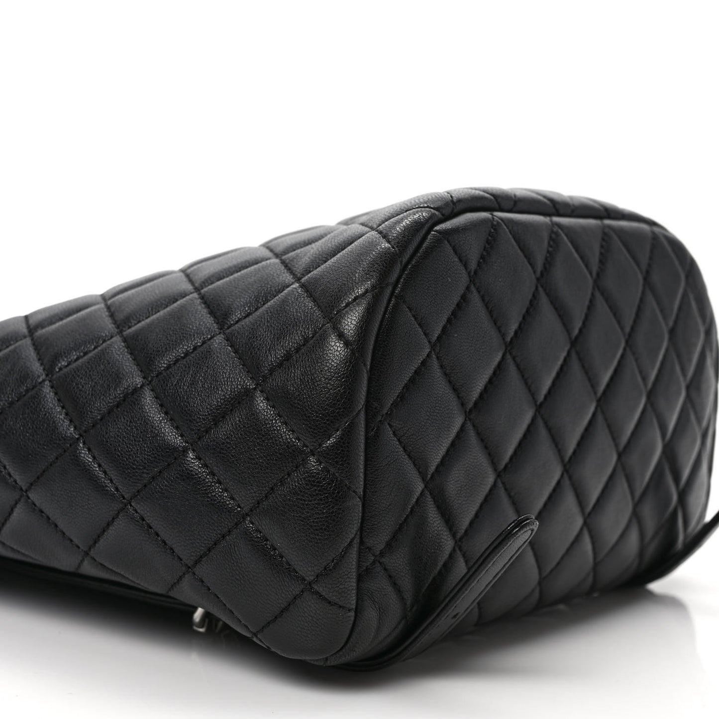 Calfskin Quilted Small Urban Spirit Backpack Black