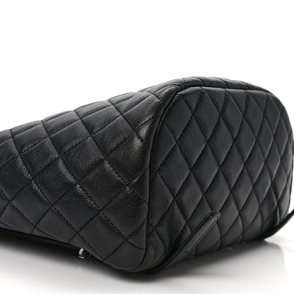 Chanel Calfskin Quilted Small Urban Spirit Backpack Black 8 of 9