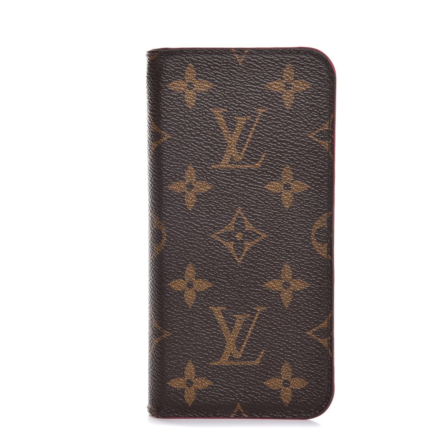 Monogram iPhone X Folio Case in Rose Pop