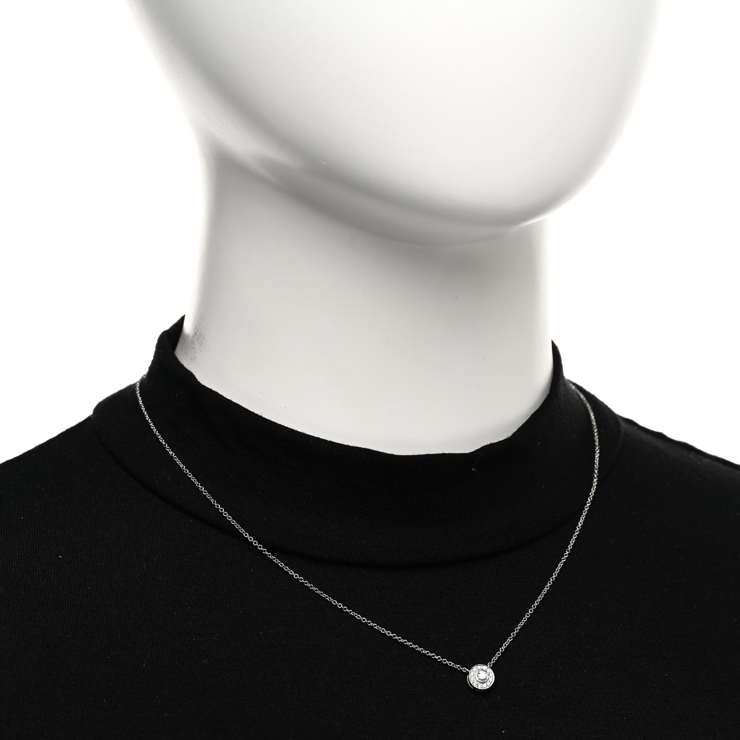 Platinum Diamond Soleste Pendant Necklace