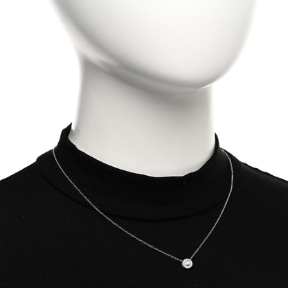 Tiffany Platinum Diamond Soleste Pendant Necklace 2 of 5