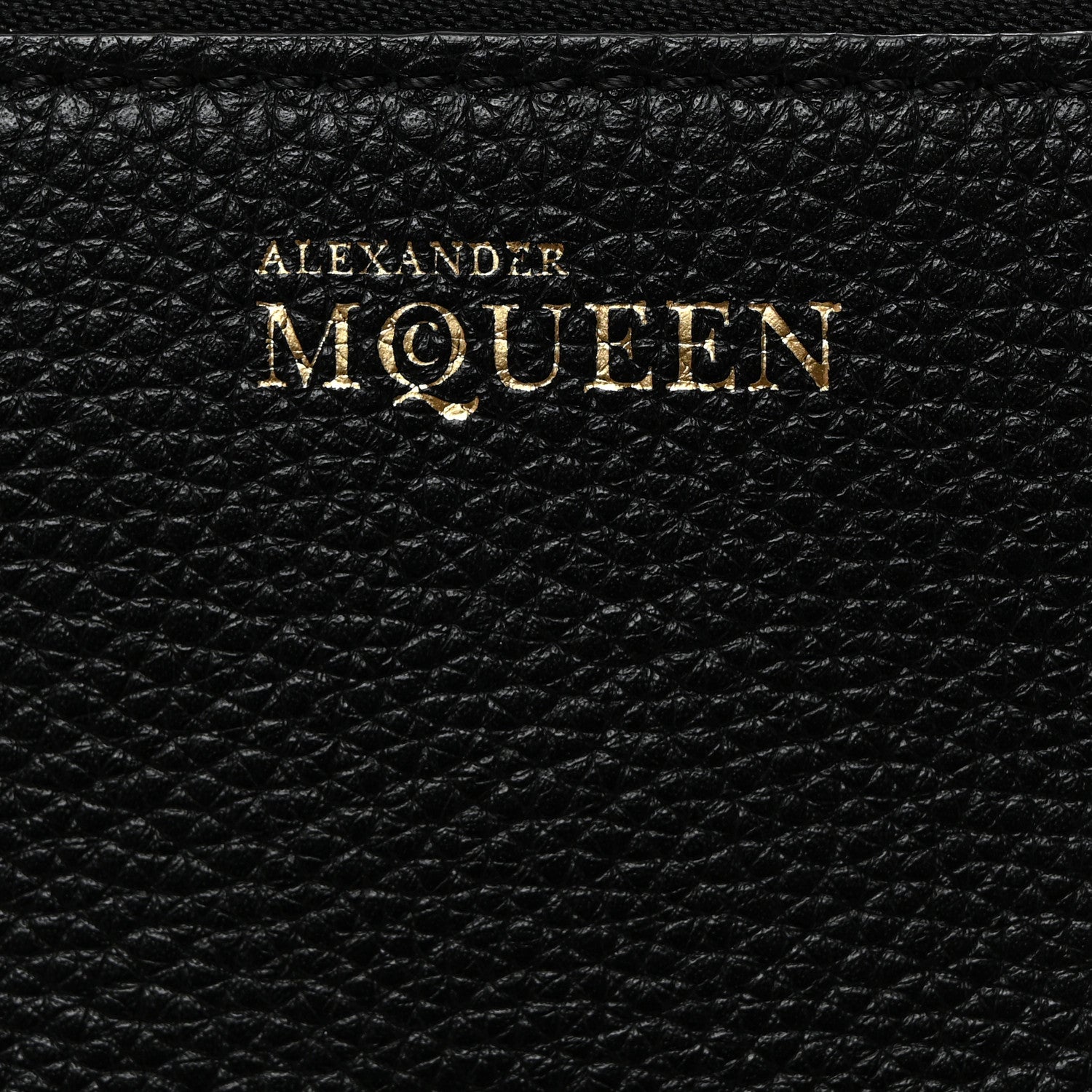 Alexander McQueen Grained Calfskin Padlock Crossbody Bag Black 6 of 10