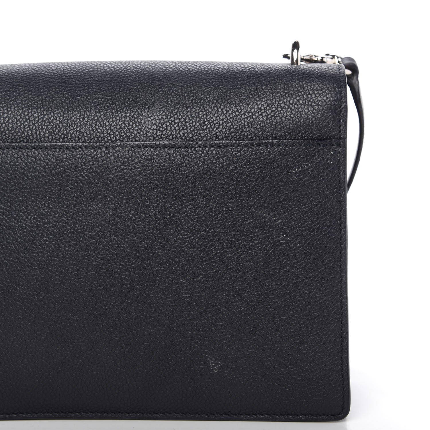 Saint Laurent Grained Calfskin Medium Monogram Sunset Navy Blue 13 of 13