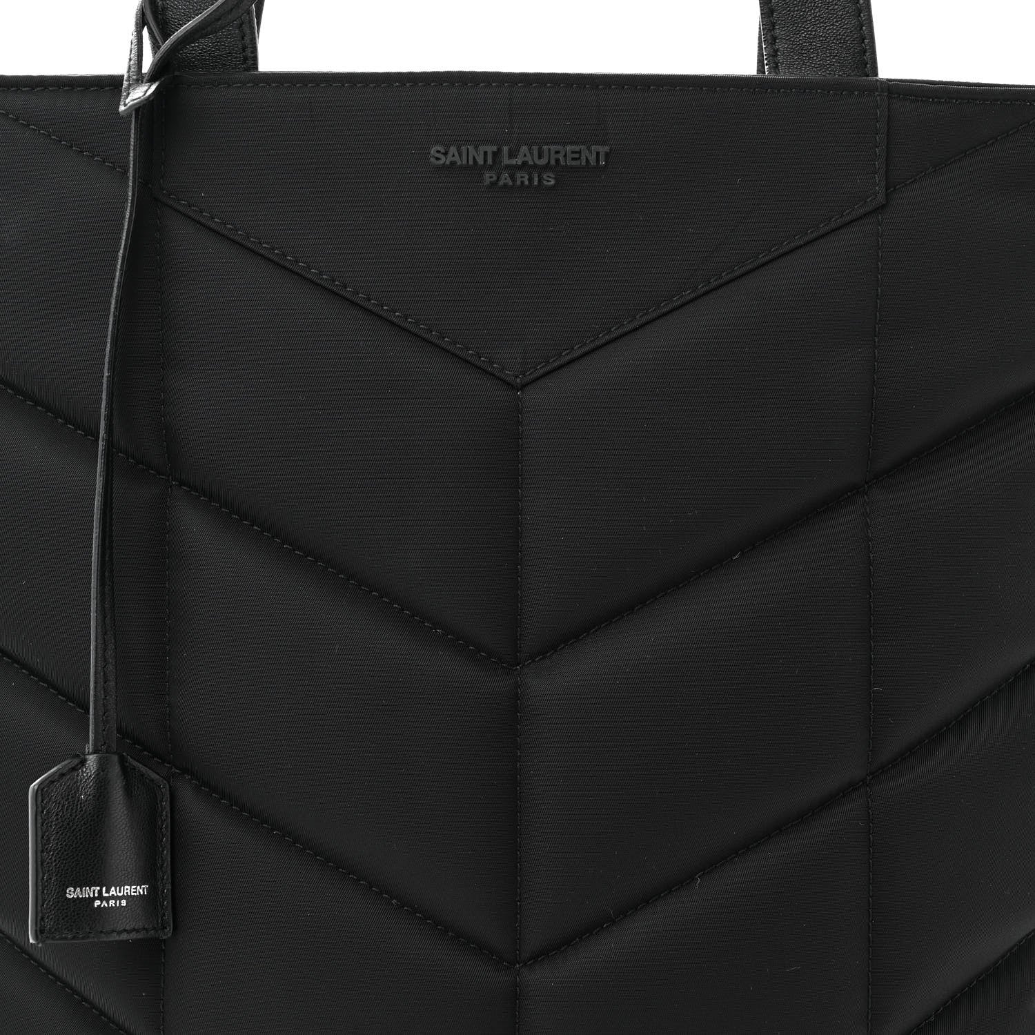 Saint Laurent Nylon Puffer Tote Bag Black 8 of 10