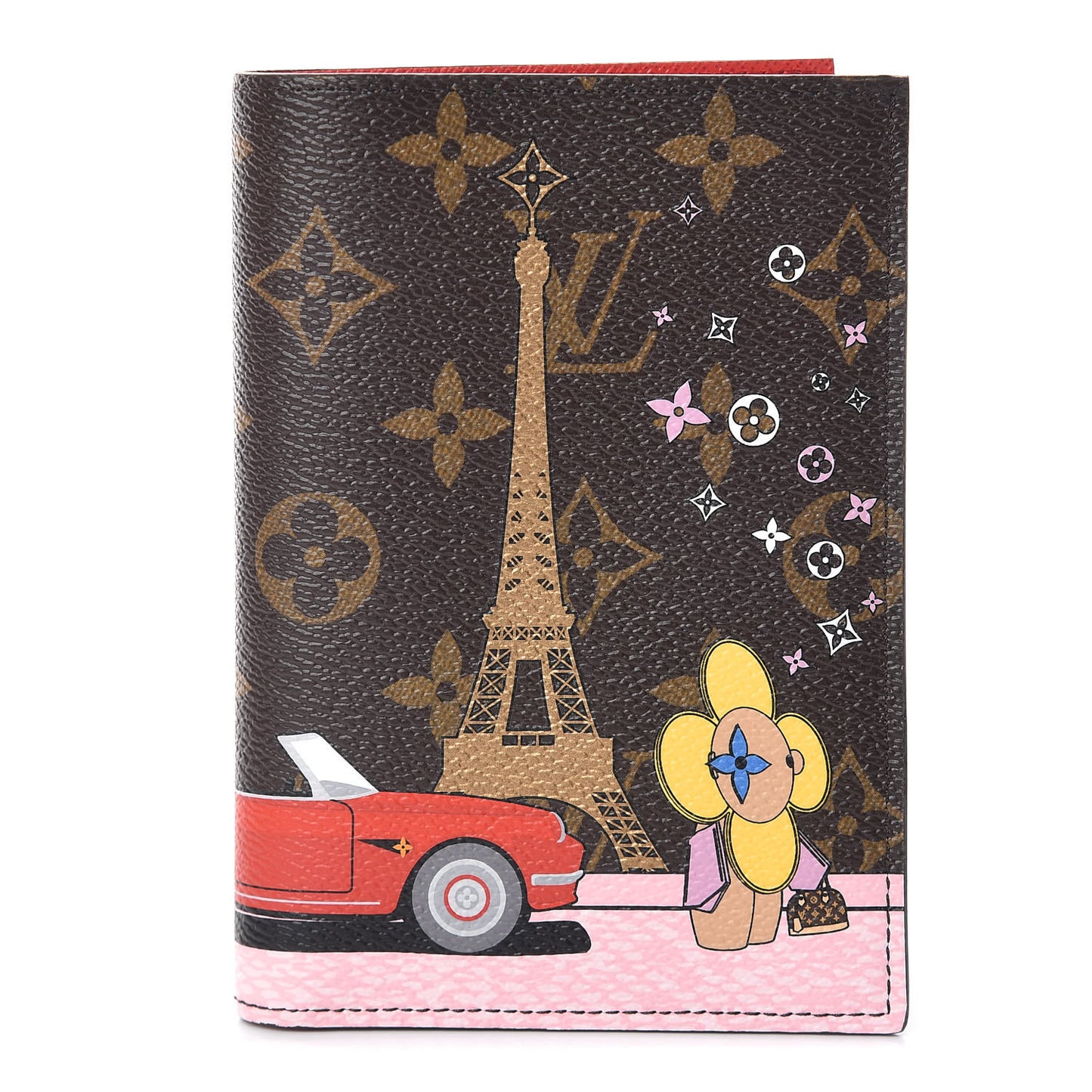 Monogram 2019 Christmas Animation Passport Cover Rouge