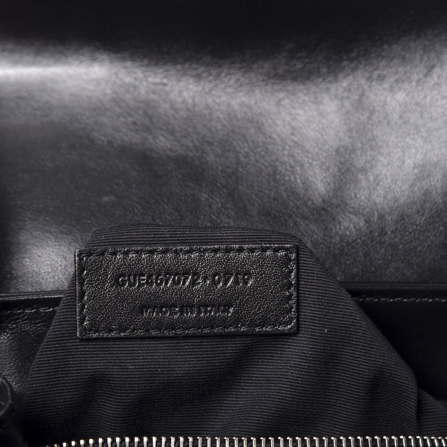 Saint Laurent Calfskin Y Quilted Monogram Toy Loulou Crossbody Bag Black 10 of 11