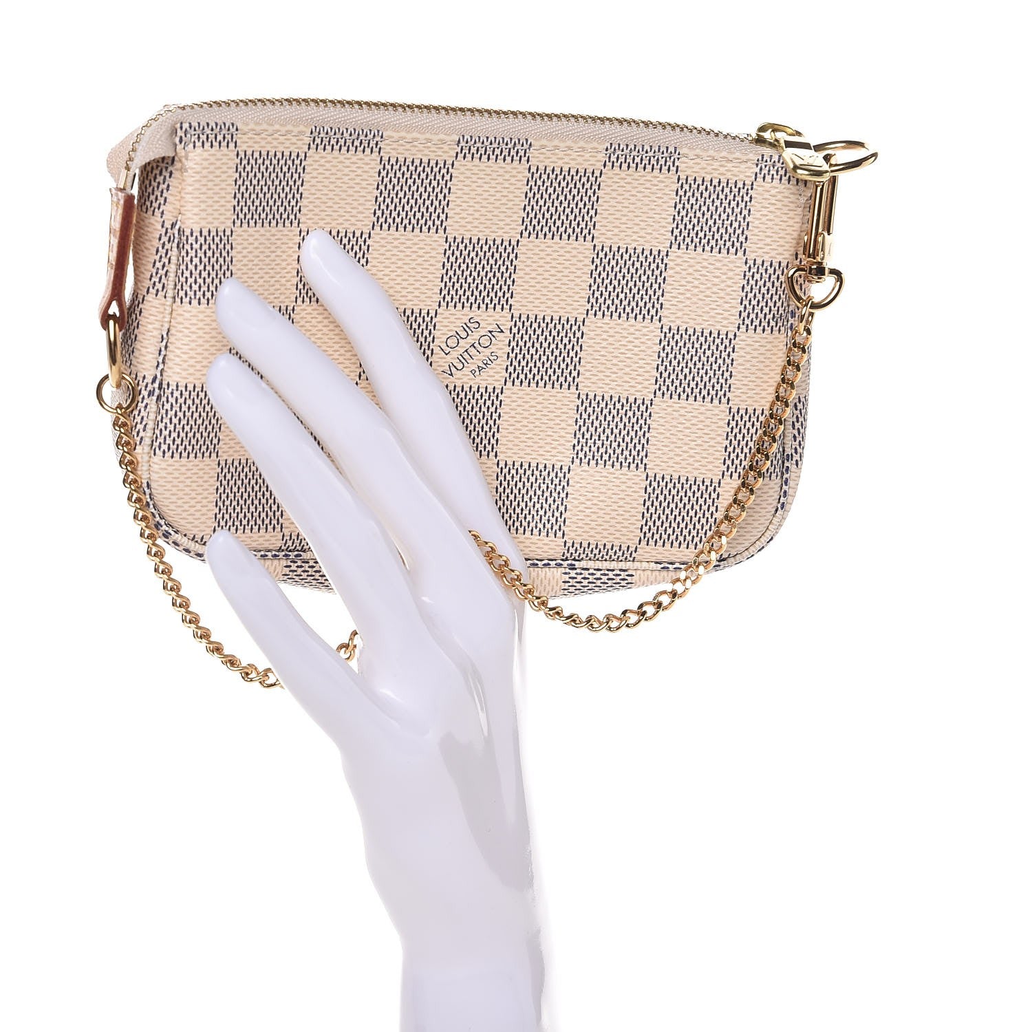 Louis Vuitton Damier Azur Mini Pochette Accessories 2 of 8