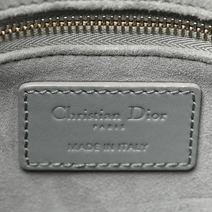 Christian Dior Ultra Matte Calfskin Cannage Small My ABCDior Lady Dior Gray 6 of 17