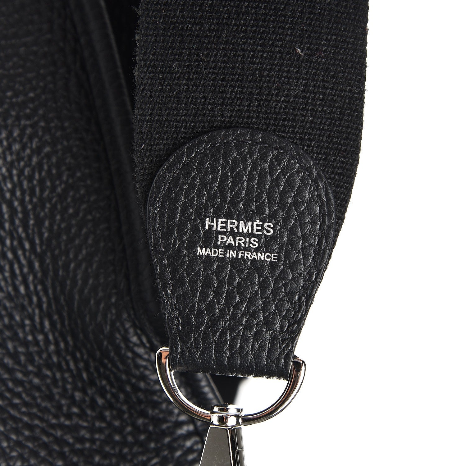 Hermes Taurillon Clemence Evelyne III GM Black 8 of 9