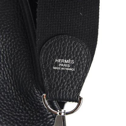 Hermes Taurillon Clemence Evelyne III GM Black 8 of 9