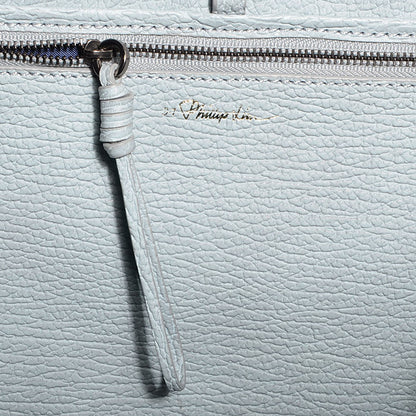 3.1 Phillip Lim 3.1 Leather Large Pashli Satchel Light Blue 6 of 13