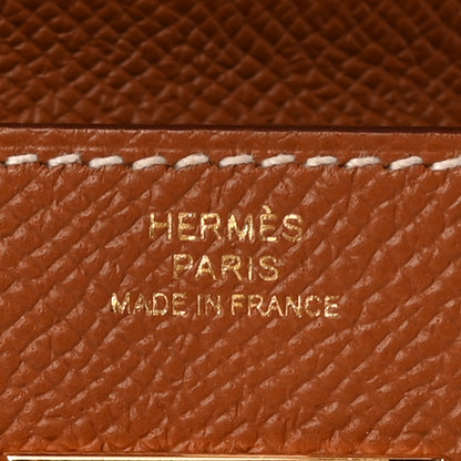 Hermes Epsom Kelly Wallet To Go Gold 5 of 10
