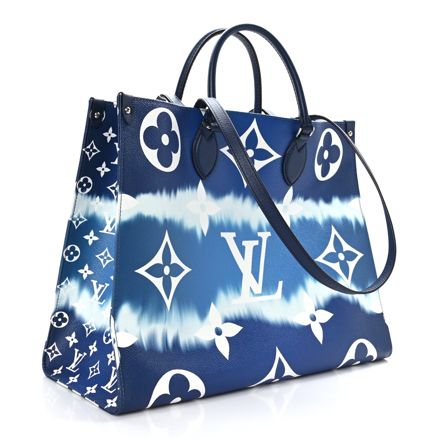 Louis Vuitton Monogram Escale Onthego GM Blue 3 of 8