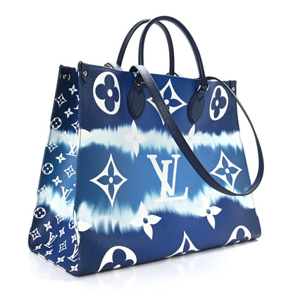 Louis Vuitton Monogram Escale Onthego GM Blue 3 of 8