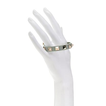 Valentino Garavani Vitello Rockstud Bracelet Light Blue 2 of 5