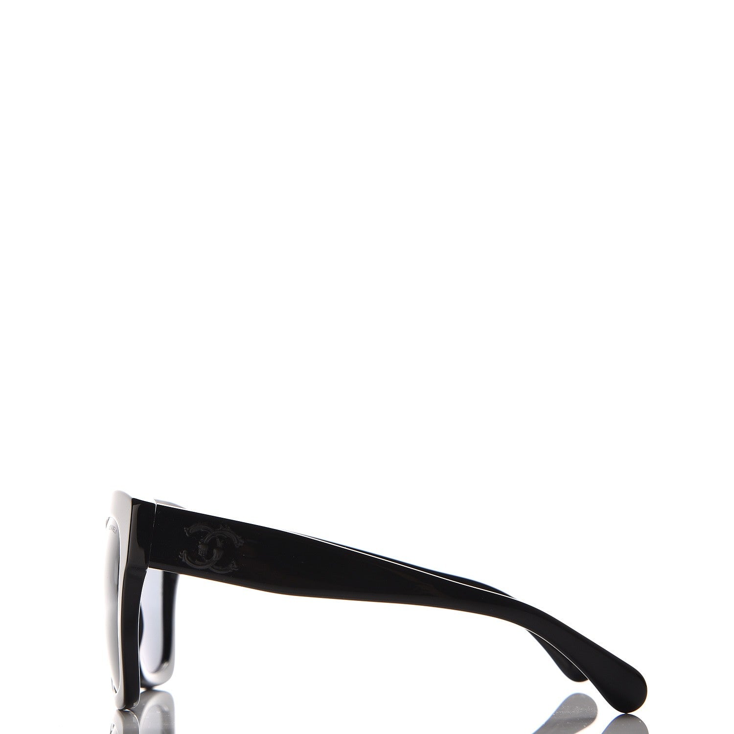 Chanel Mirror CC Sunglasses 5357 Black 3 of 8