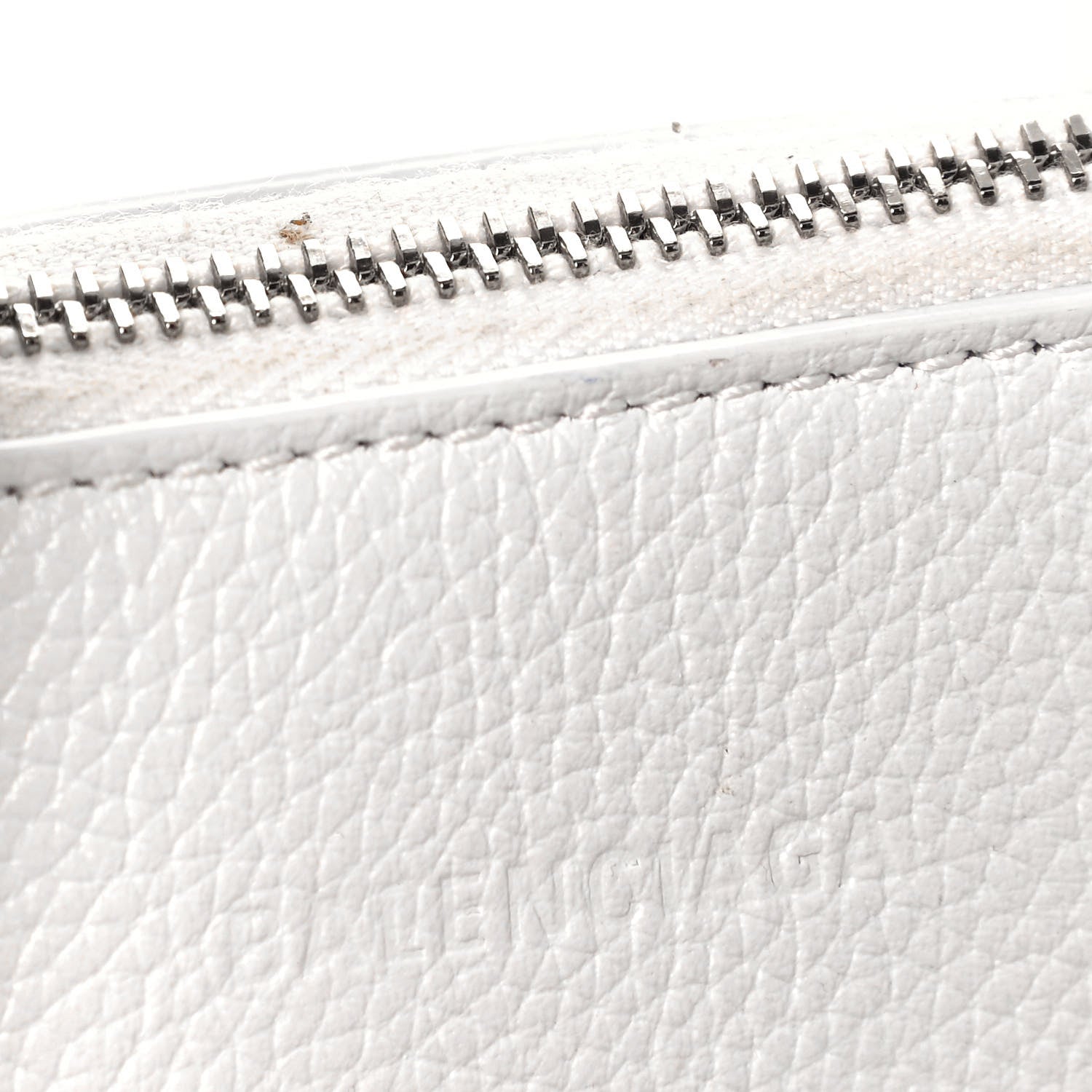 Balenciaga Grained Calfskin Logo XXS Ville Top Handle Bag White Fluo Pink 11 of 11