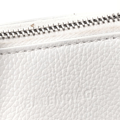 Balenciaga Grained Calfskin Logo XXS Ville Top Handle Bag White Fluo Pink 11 of 11