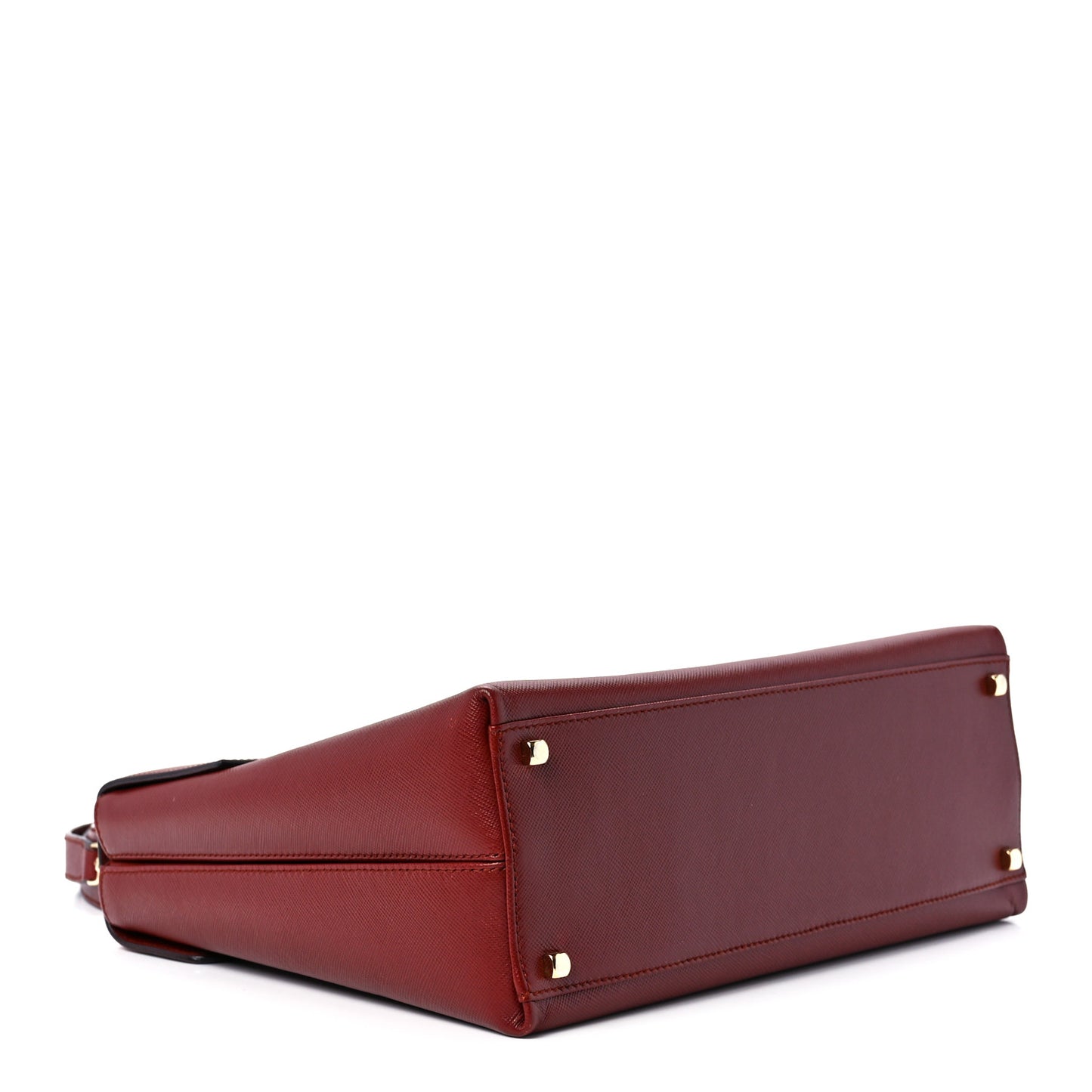 Calfskin Top Handle Bag Red