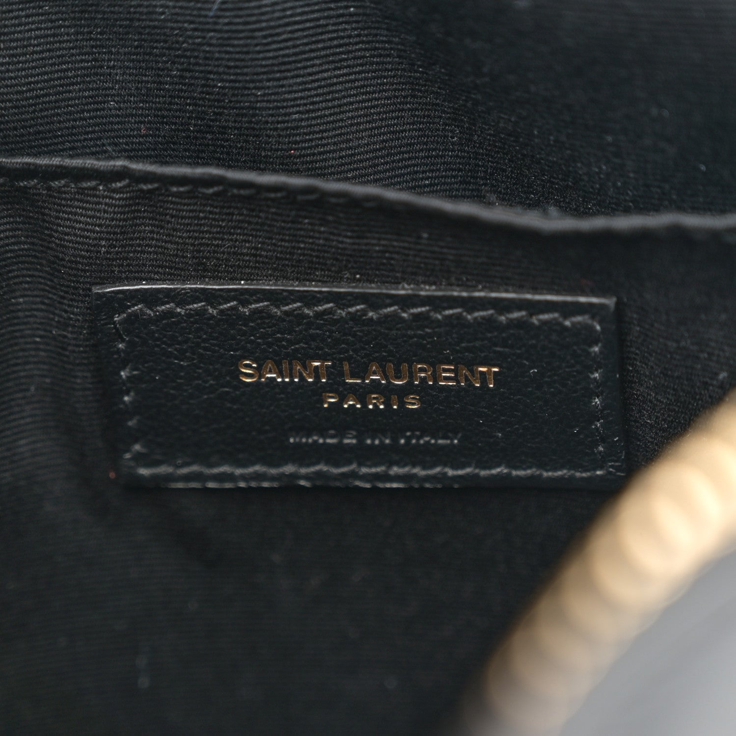 Saint Laurent Calfskin Matelasse Monogram Lou Camera Bag Black 6 of 10