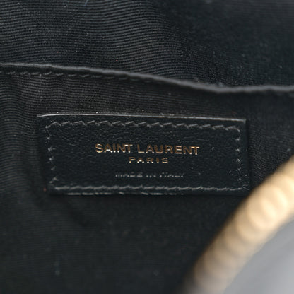 Saint Laurent Calfskin Matelasse Monogram Lou Camera Bag Black 6 of 10