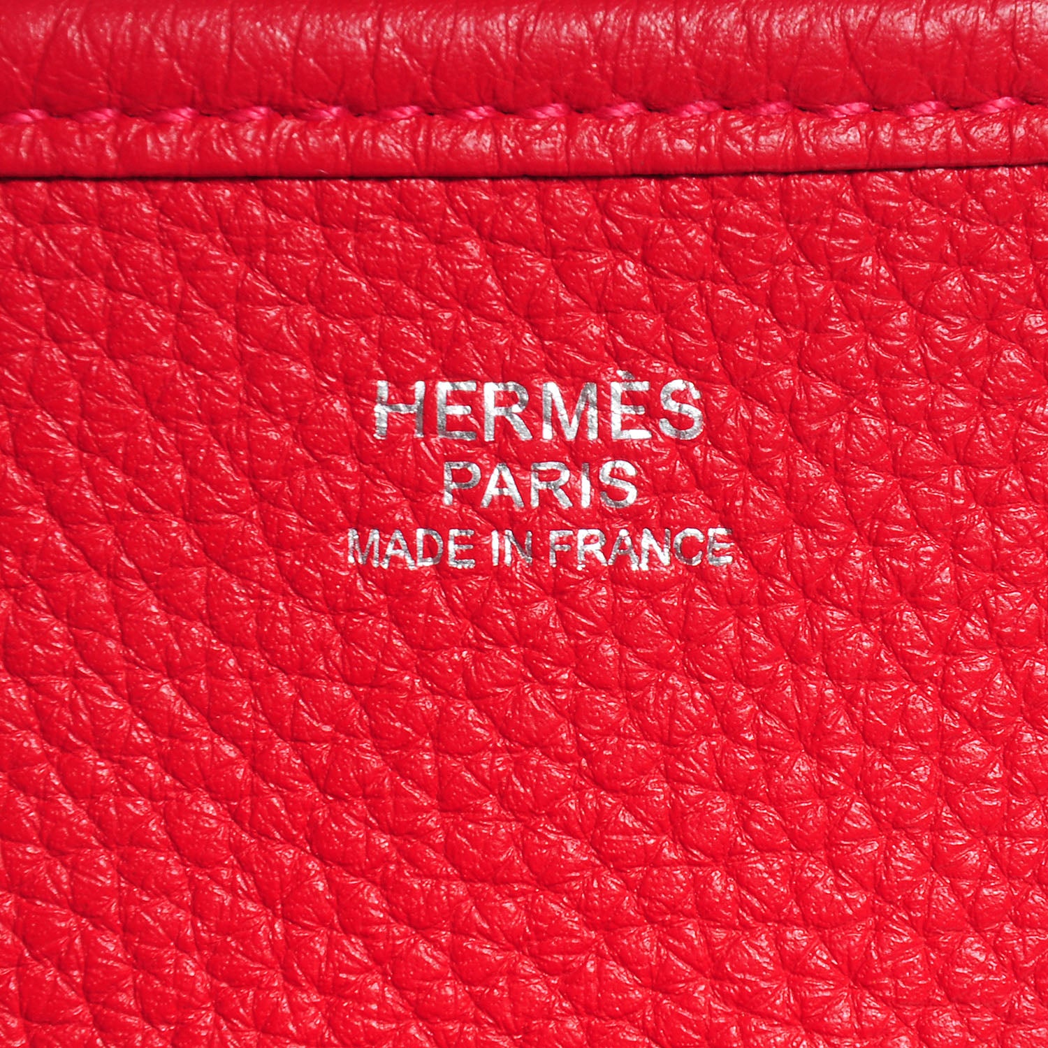 Hermes Taurillon Clemence Evelyne III PM Rouge Casaque 12 of 15