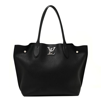 Louis Vuitton Calfskin Lockme Go Tote Black 1 of 20