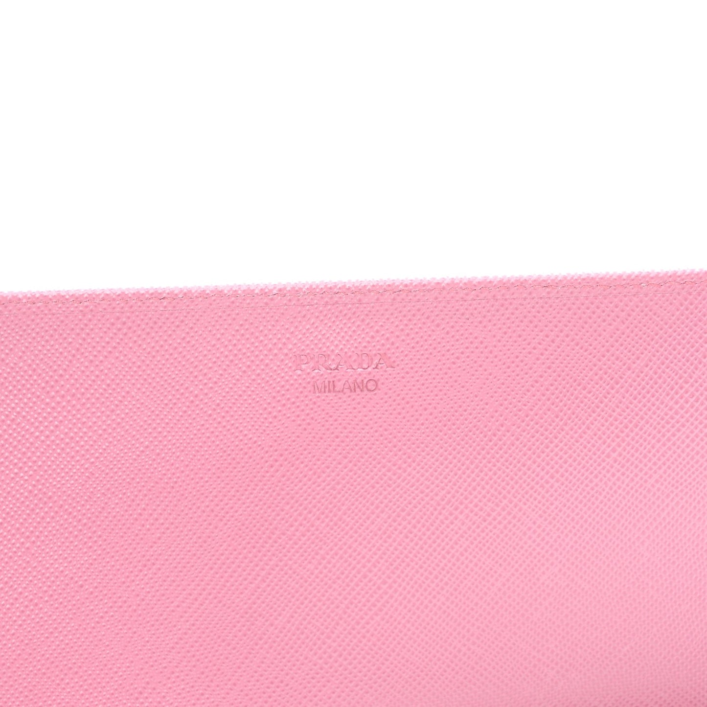 Saffiano Metal Oro Chain Wallet Begonia