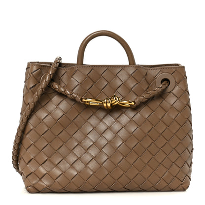 Bottega Veneta Nappa Intrecciato Small Andiamo Shoulder Bag Pinecone 1 of 13