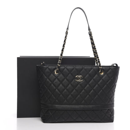 Chanel Caviar Quilted Rolled Up Tote Black 10 of 10