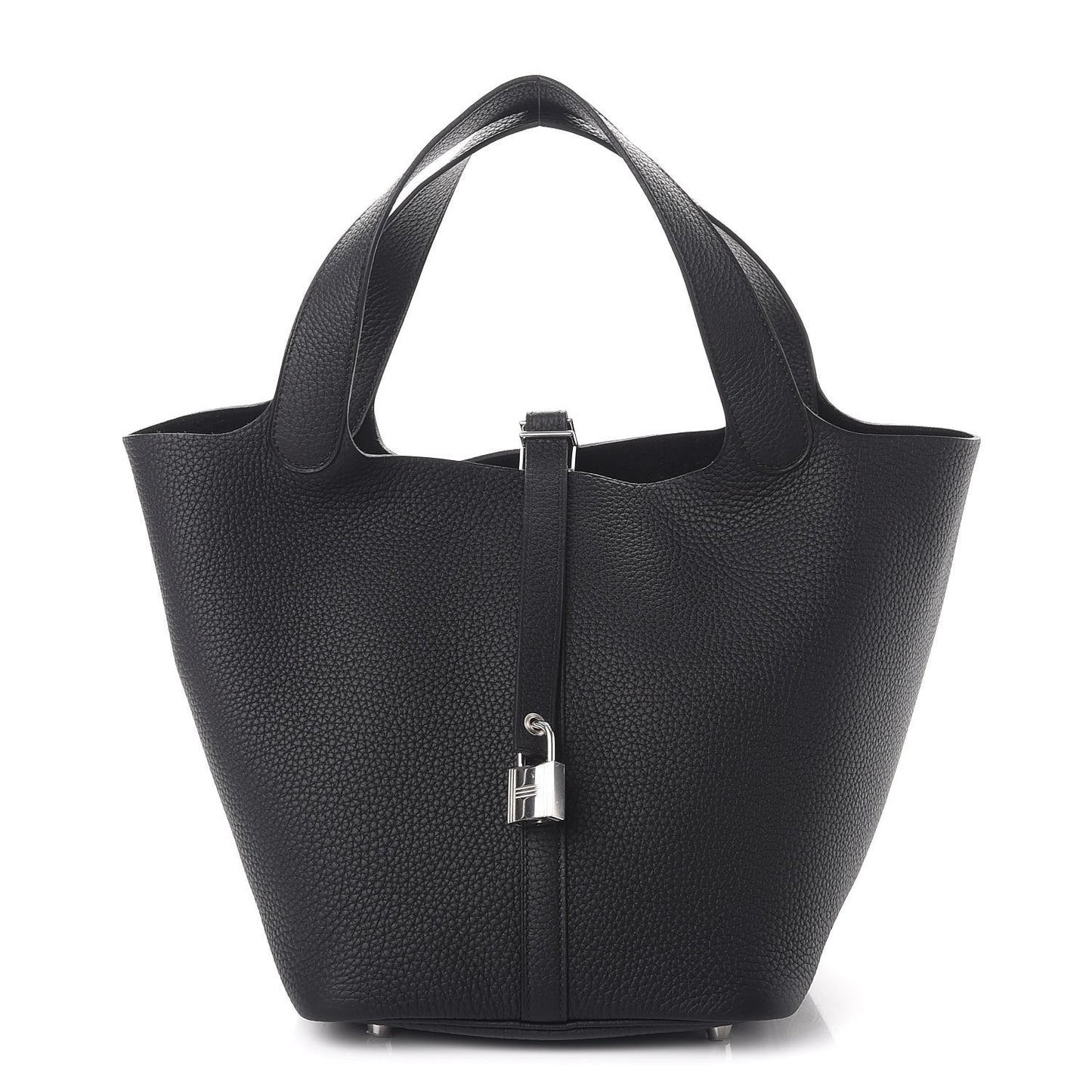 Taurillon Clemence Picotin Lock 22 MM Black