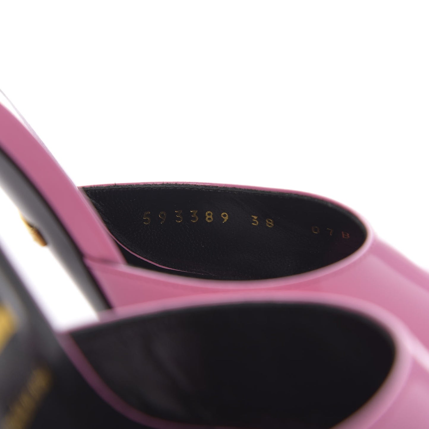 Calfskin High-Heel Slide 38 Bubblegum Pink