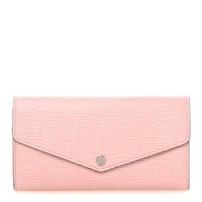 Louis Vuitton Epi Sarah Wallet NM Rose Ballerine 1 of 10