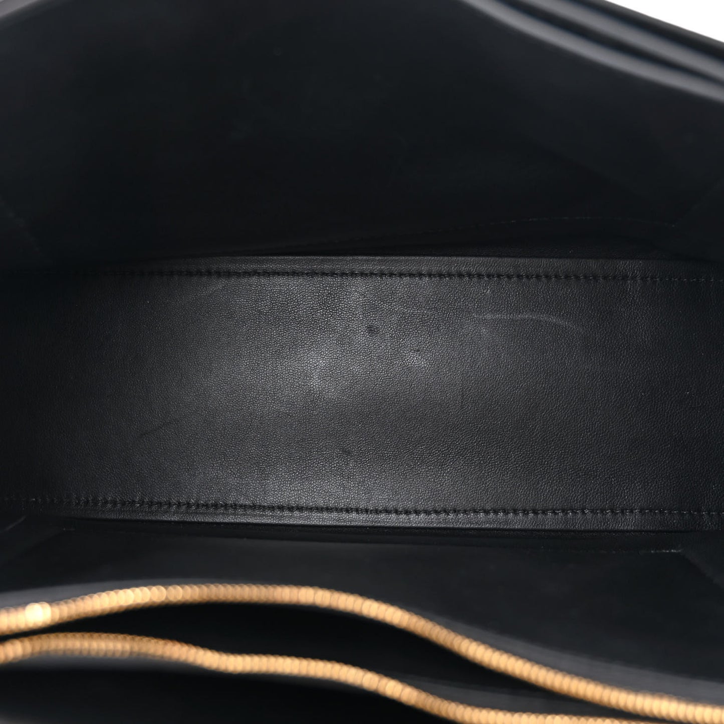 Crushed Calfskin Medium Crush Chain Bag Black