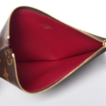 Louis Vuitton Monogram Felicie Chain Wallet Zippered Insert Fuchsia 5 of 7