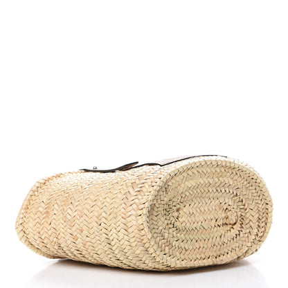 Loewe Raffia Basket Tote Bag Natural Tan 3 of 8