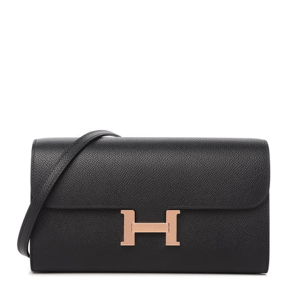 Hermes Epsom Constance Wallet To Go Black 1 of 10