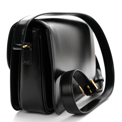 Celine Shiny Calfskin Medium Triomphe Black 3 of 14