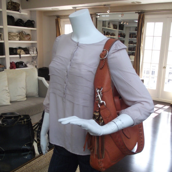 Gucci Leather New Jackie Hobo Orange 2 of 11