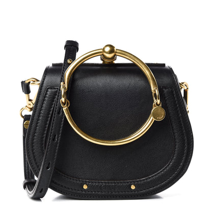 Chloe Calfskin Small Nile Bracelet Bag Black 1 of 8
