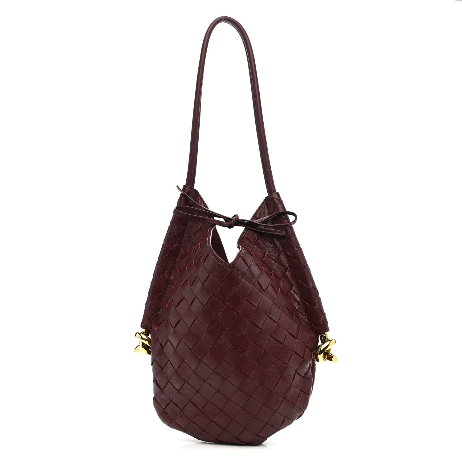 Bottega Veneta Nappa Intrecciato Small Solstice Hobo Barolo 1 of 11